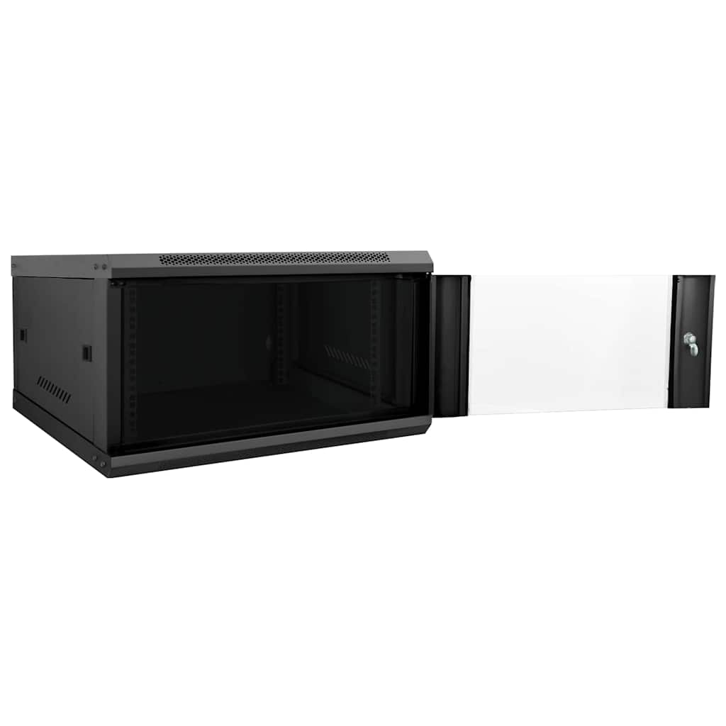 Netwerk kabinet met opslag Zwart 60 x 60 x 35 cm Staal is nu te koop bij PeponiXL, paradijselijk wonen!