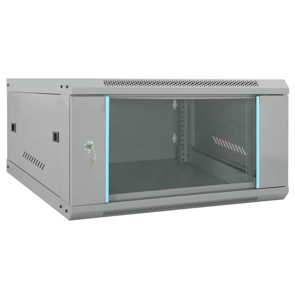 Netwerk kabinet met opslag Grijs 60 x 60 x 35 cm Staal is nu te koop bij PeponiXL, paradijselijk wonen!