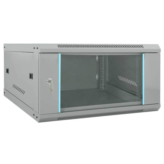 Netwerk kabinet met opslag Grijs 60 x 60 x 35 cm Staal is nu te koop bij PeponiXL, paradijselijk wonen!