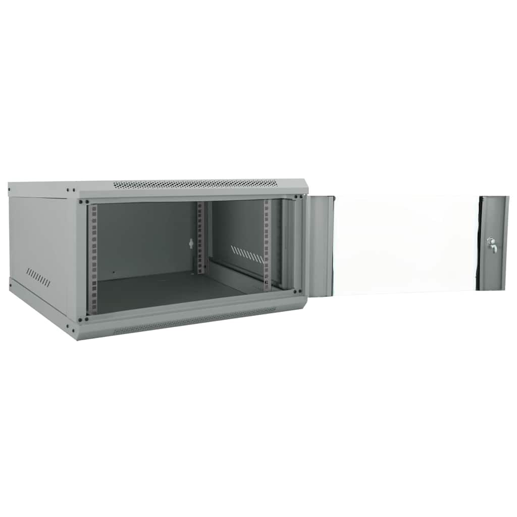 Netwerk kabinet met opslag Grijs 60 x 60 x 35 cm Staal is nu te koop bij PeponiXL, paradijselijk wonen!