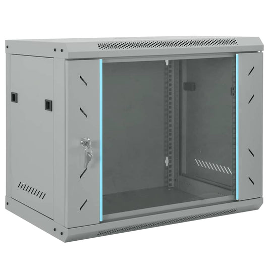 Netwerk kabinet met opslag Grijs 60 x 45 x 50 cm Staal is nu te koop bij PeponiXL, paradijselijk wonen!
