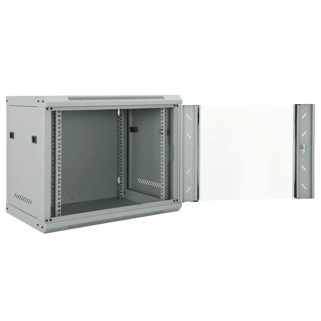 Netwerk kabinet met opslag Grijs 60 x 45 x 50 cm Staal is nu te koop bij PeponiXL, paradijselijk wonen!