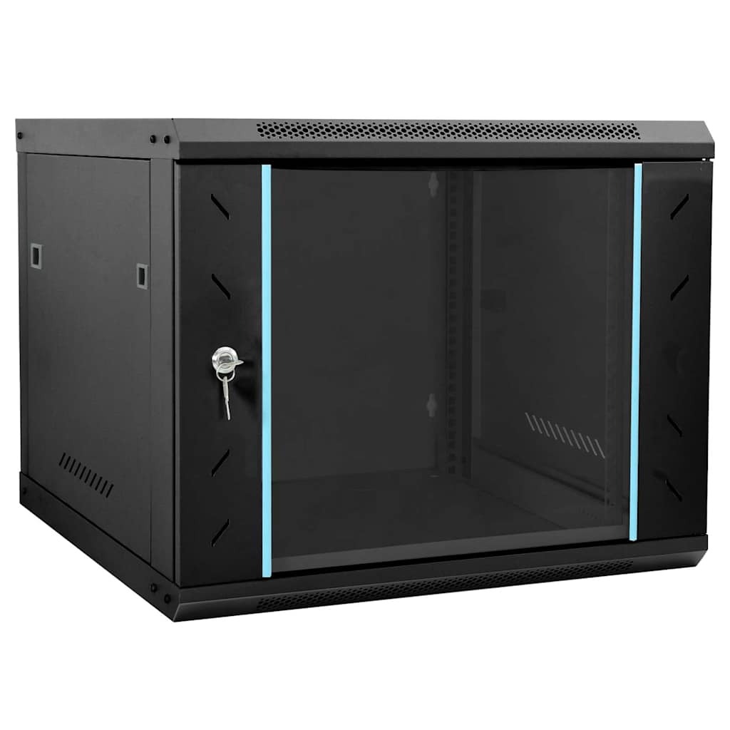 Netwerk kabinet met opslag Zwart 60 x 60 x 50 cm Staal is nu te koop bij PeponiXL, paradijselijk wonen!