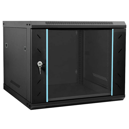 Netwerk kabinet met opslag Zwart 60 x 60 x 50 cm Staal is nu te koop bij PeponiXL, paradijselijk wonen!