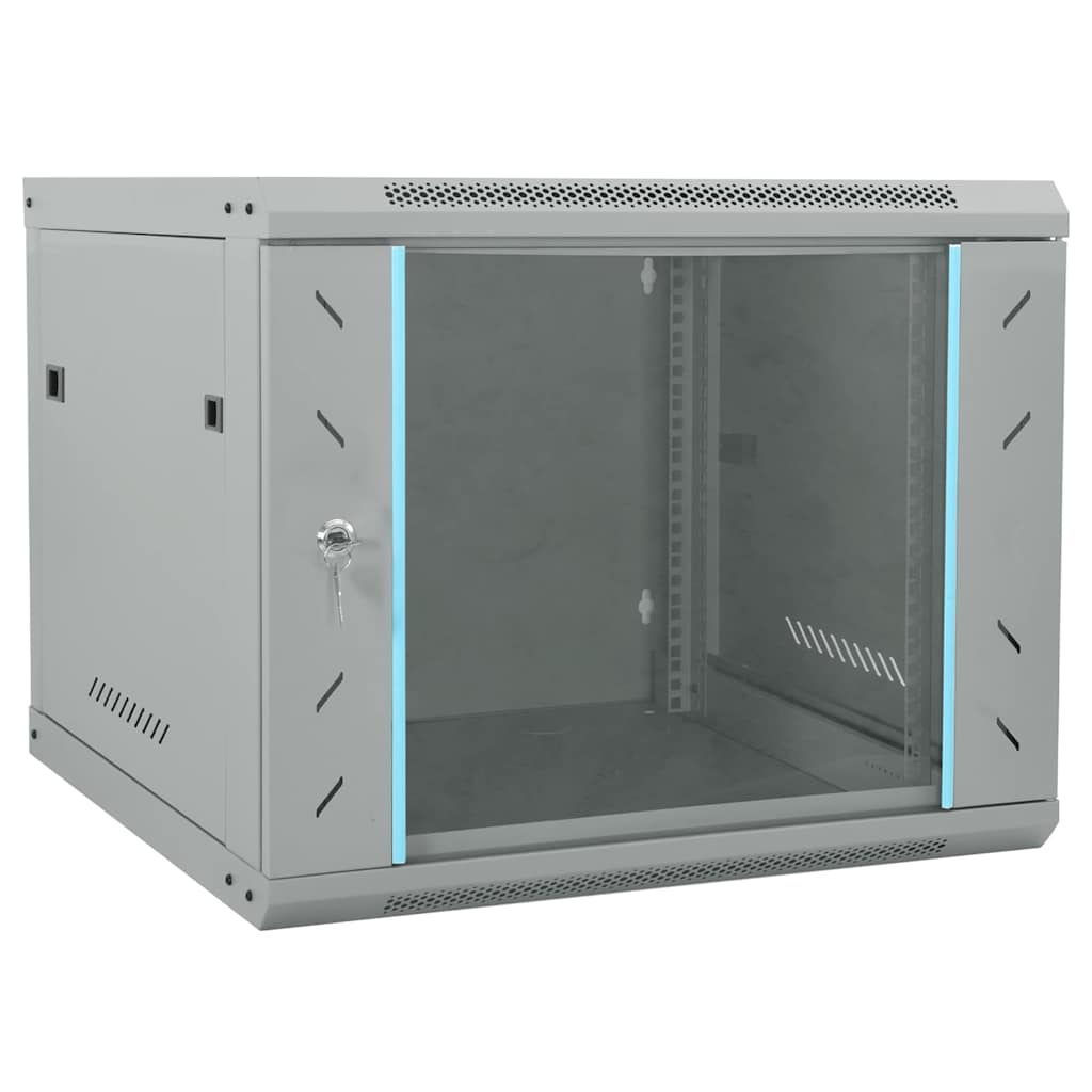 Netwerk kabinet met opslag Grijs 60 x 60 x 50 cm Staal is nu te koop bij PeponiXL, paradijselijk wonen!