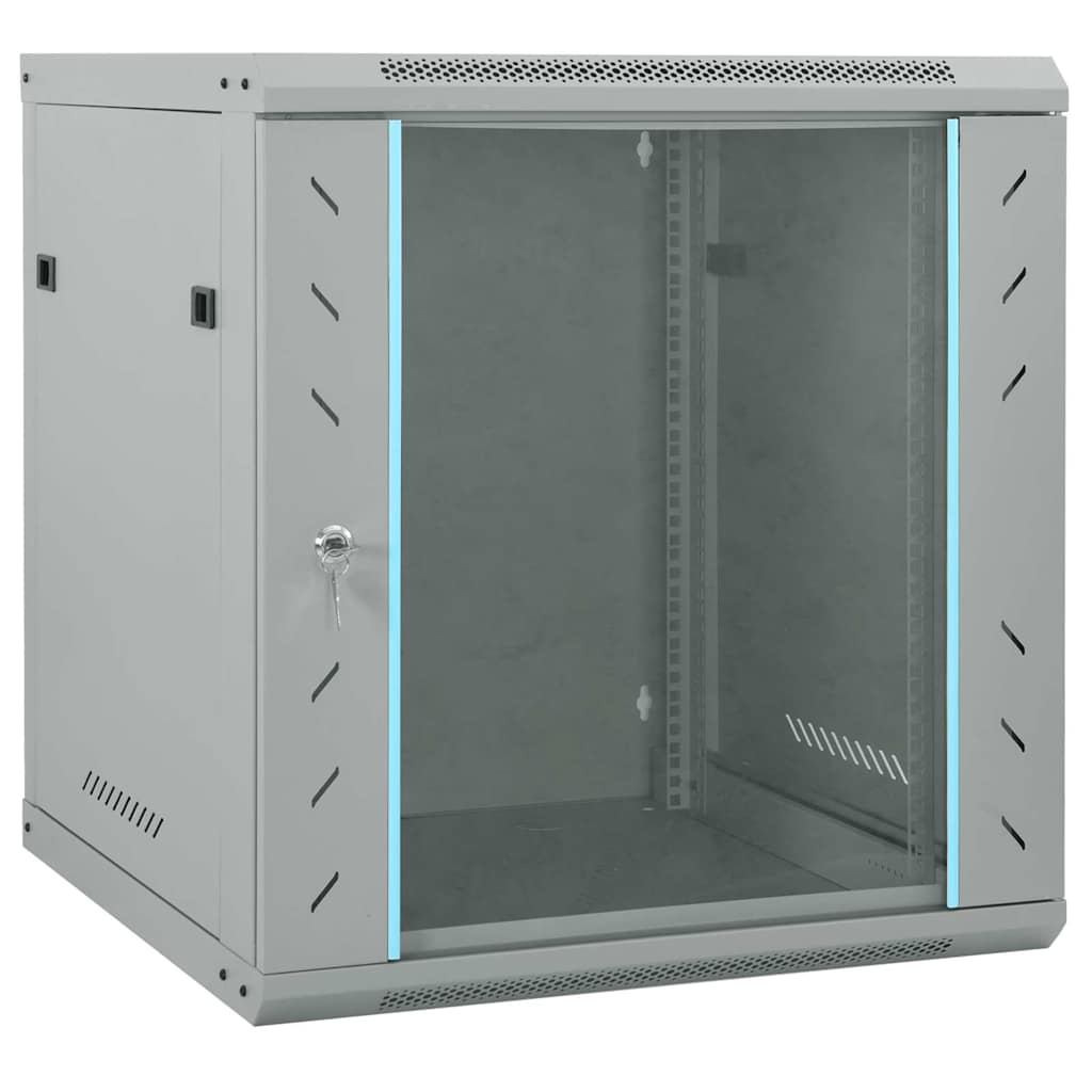 Netwerk kabinet met opslag Grijs 60 x 60 x 65 cm Staal is nu te koop bij PeponiXL, paradijselijk wonen!