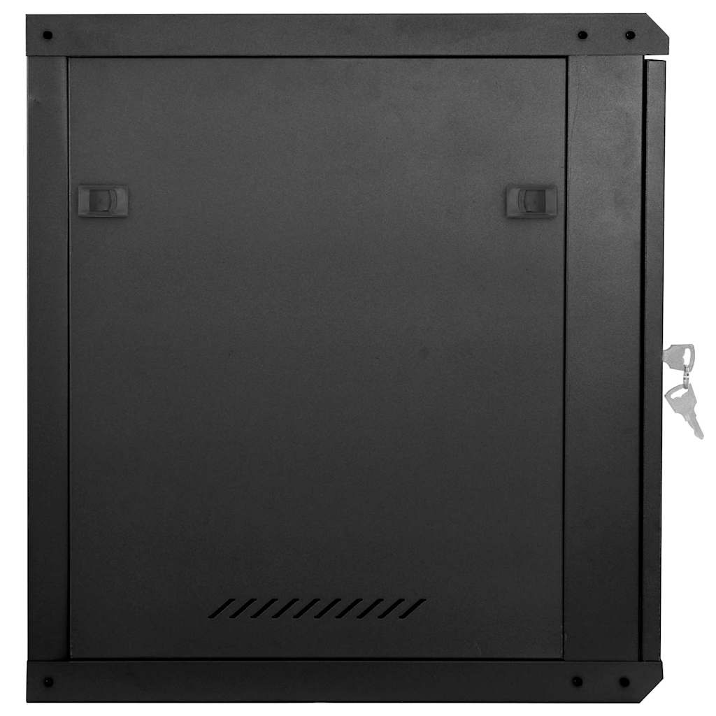 Netwerk kabinet met opslag Zwart 60 x 45 x 65 cm Staal is nu te koop bij PeponiXL, paradijselijk wonen!
