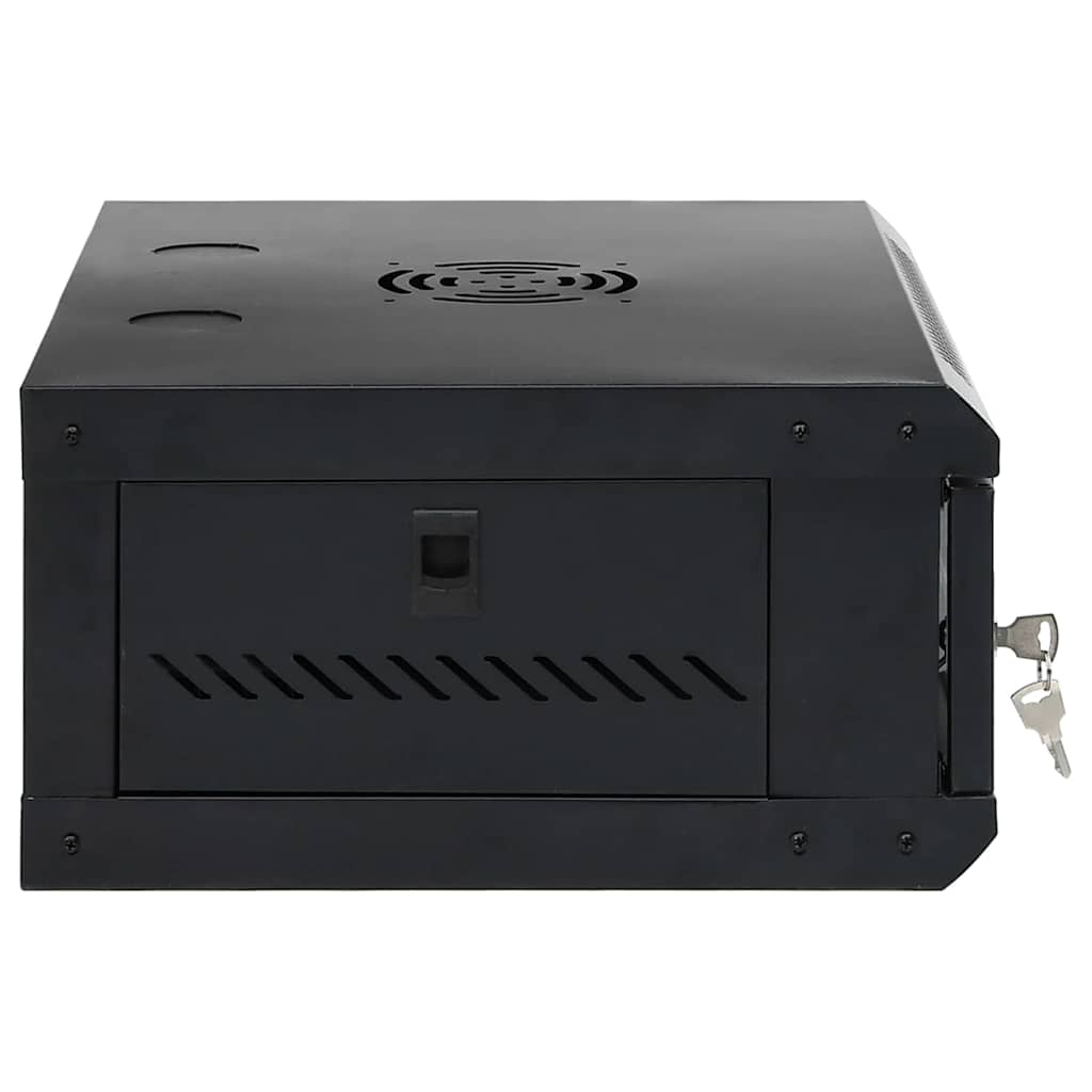 Netwerk kabinet met opslag Zwart 53 x 45 x 21 cm Staal is nu te koop bij PeponiXL, paradijselijk wonen!