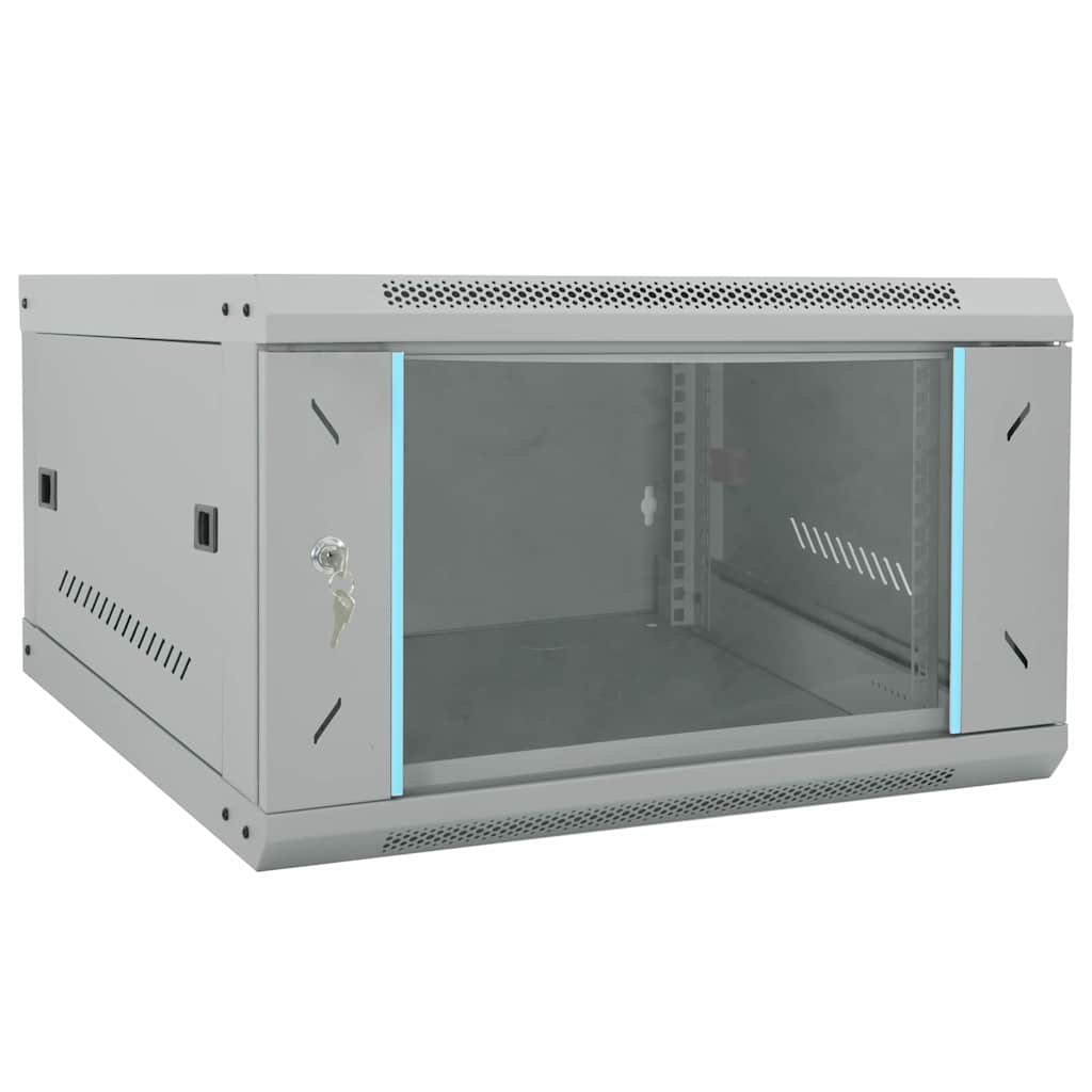 Netwerk kabinet met opslag Grijs 53 x 60 x 30 cm Staal is nu te koop bij PeponiXL, paradijselijk wonen!