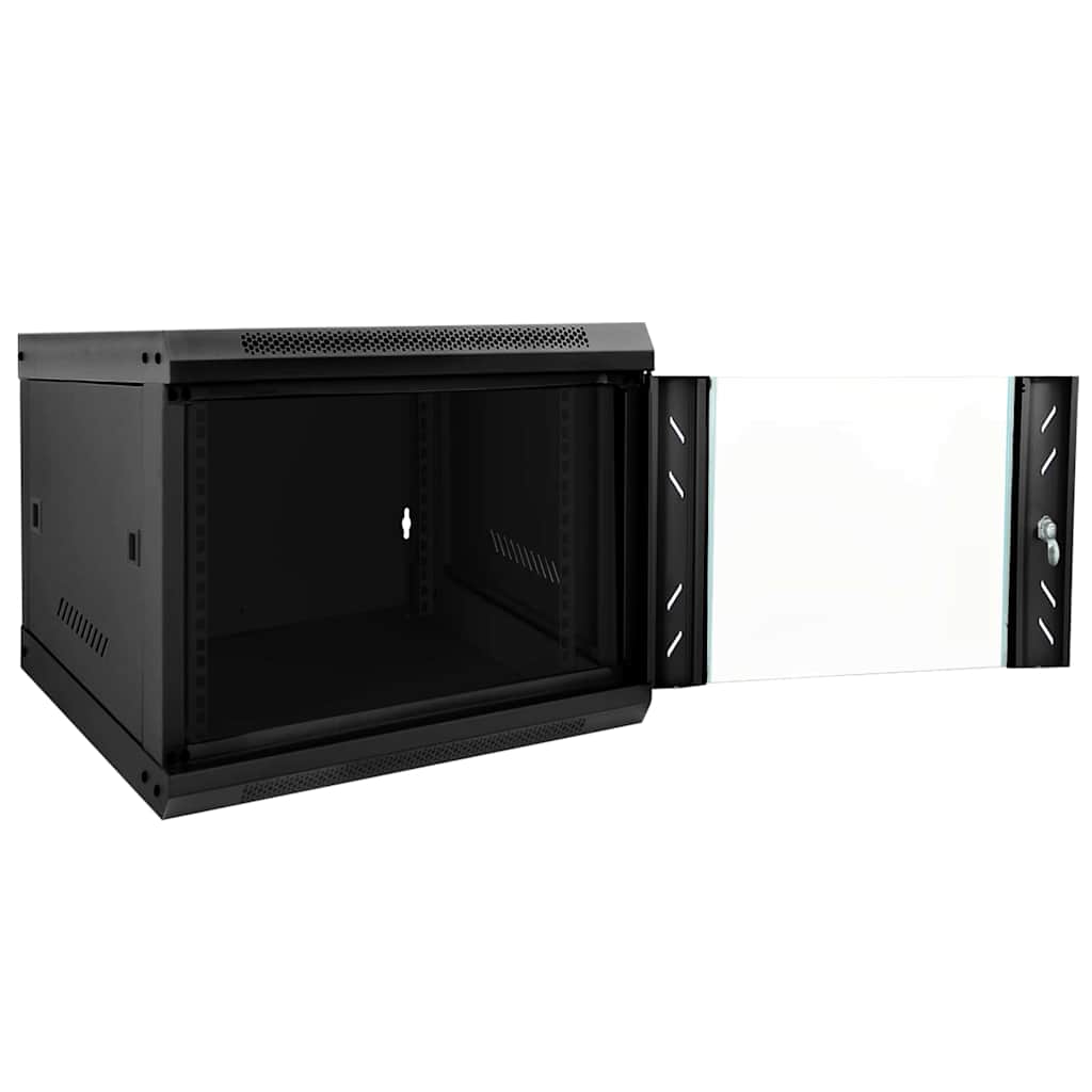 Netwerk kabinet met opslag Zwart 53 x 60 x 45 cm Staal is nu te koop bij PeponiXL, paradijselijk wonen!