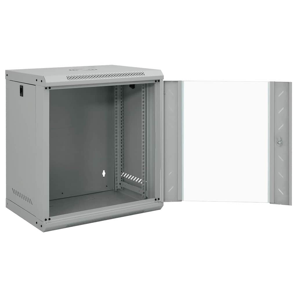 Netwerk kabinet met opslag Grijs 53 x 45 x 60 cm Staal is nu te koop bij PeponiXL, paradijselijk wonen!