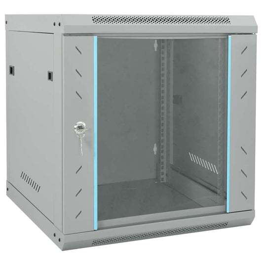 Netwerk kabinet met opslag Grijs 53 x 60 x 60 cm Staal is nu te koop bij PeponiXL, paradijselijk wonen!