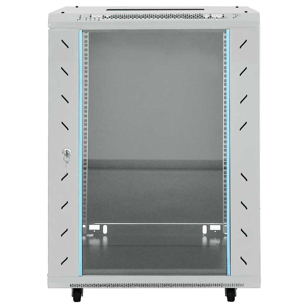 Netwerk kabinet met opslag Grijs 60 x 60 x 80 cm Staal is nu te koop bij PeponiXL, paradijselijk wonen!