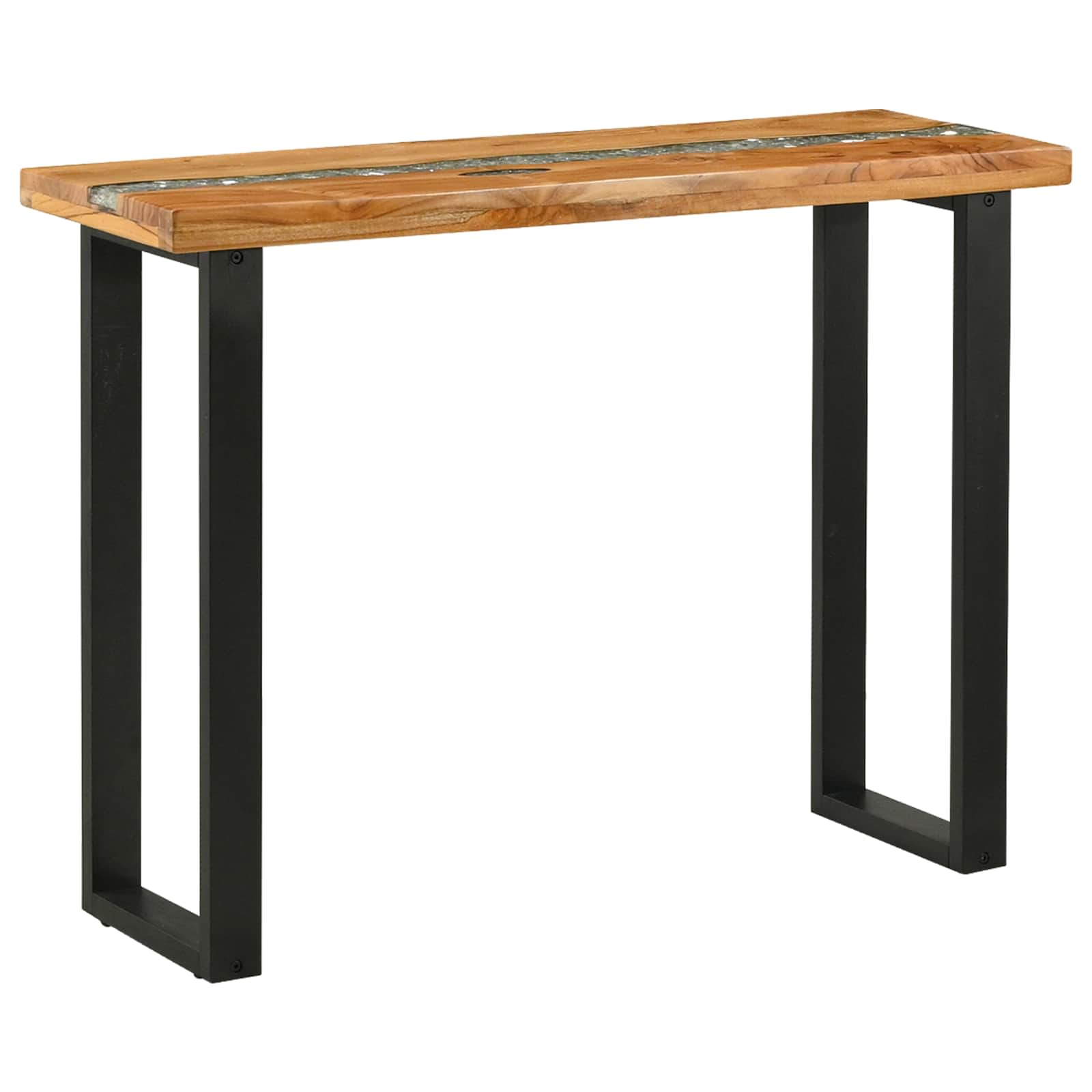 Wandtafel Bruin 100 x 35 x 75 cm Massief Teakhout is nu te koop bij PeponiXL, paradijselijk wonen!