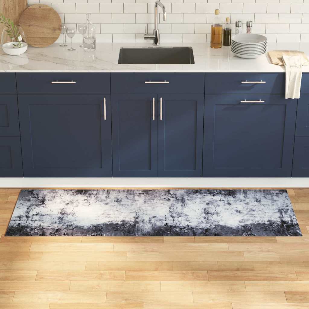 Keuken Vloerkleed Grijs 180 x 60 cm Fluweel is nu te koop bij PeponiXL, paradijselijk wonen!