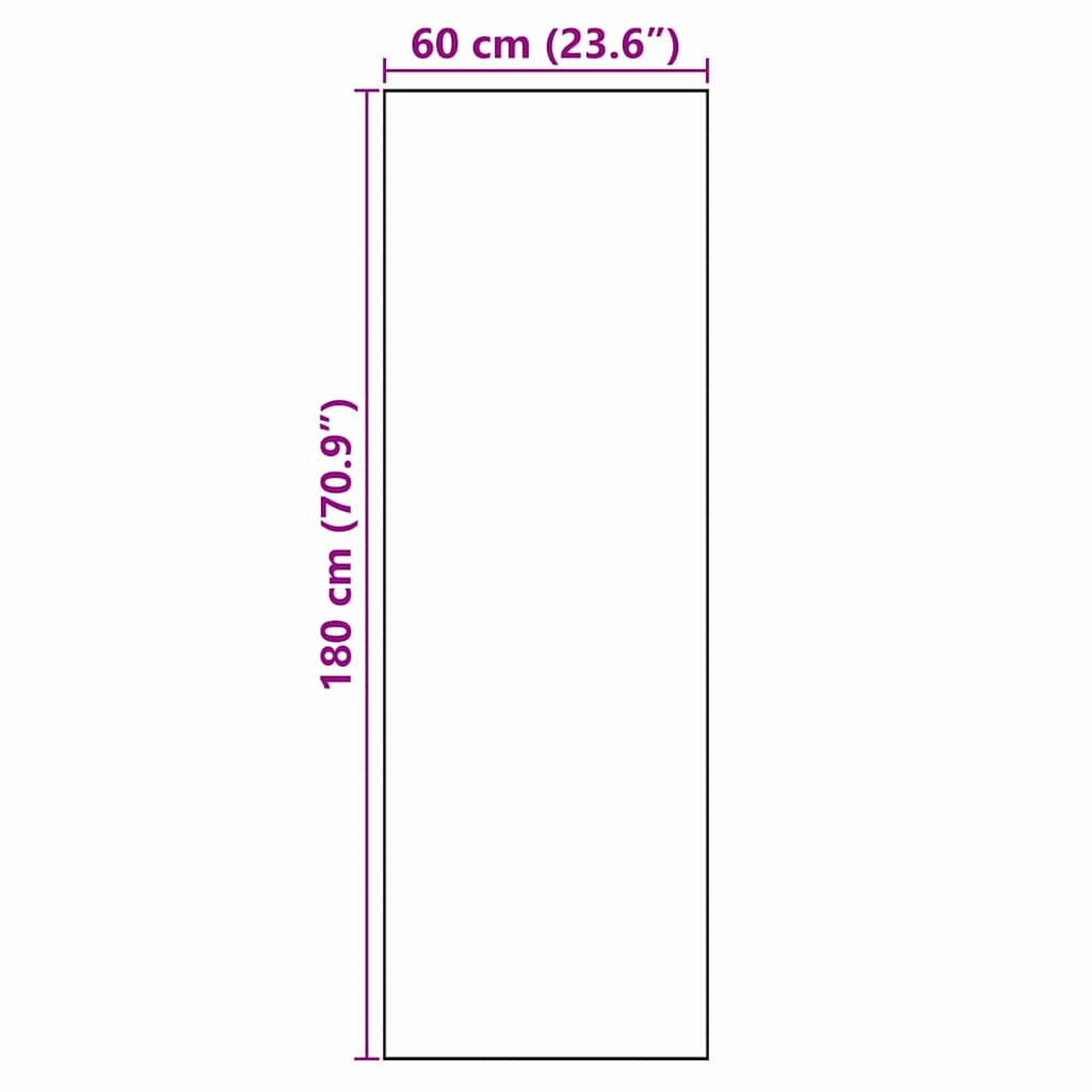 Keuken Vloerkleed Zwart 180 x 60 cm Fluweel is nu te koop bij PeponiXL, paradijselijk wonen!