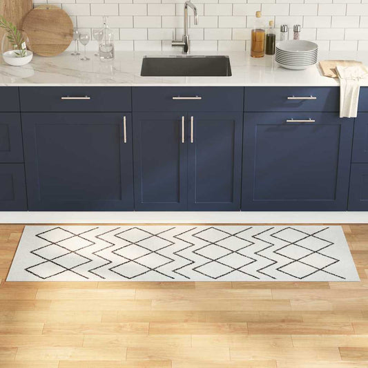 Keuken Vloerkleed Wit 180 x 60 cm Fluweel is nu te koop bij PeponiXL, paradijselijk wonen!