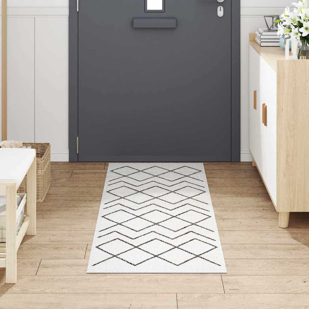 Keuken Vloerkleed Wit 180 x 60 cm Fluweel is nu te koop bij PeponiXL, paradijselijk wonen!