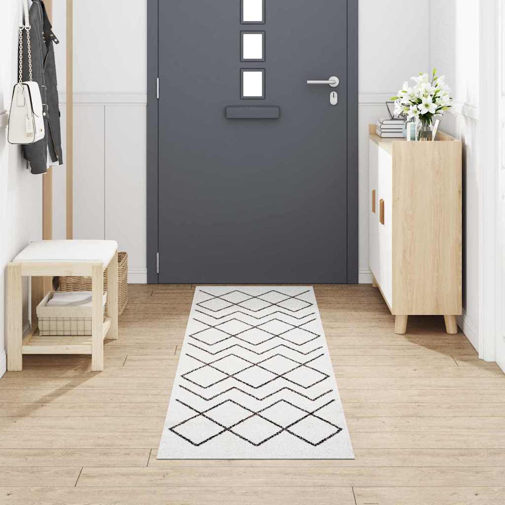 Keuken Vloerkleed Wit 300 x 60 cm Fluweel is nu te koop bij PeponiXL, paradijselijk wonen!