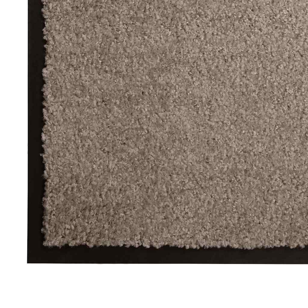 Deurmat Beige 60 x 40 x 1.2 cm Teddy Stof is nu te koop bij PeponiXL, paradijselijk wonen!