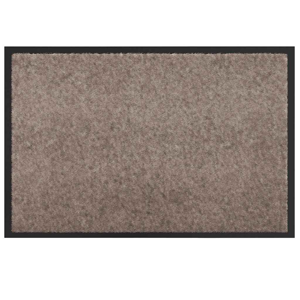 Deurmat Beige 60 x 40 x 1.2 cm Teddy Stof is nu te koop bij PeponiXL, paradijselijk wonen!