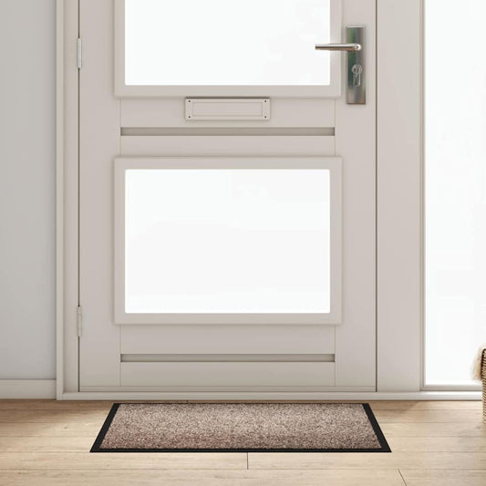 Deurmat Beige 60 x 40 x 1.2 cm Teddy Stof is nu te koop bij PeponiXL, paradijselijk wonen!