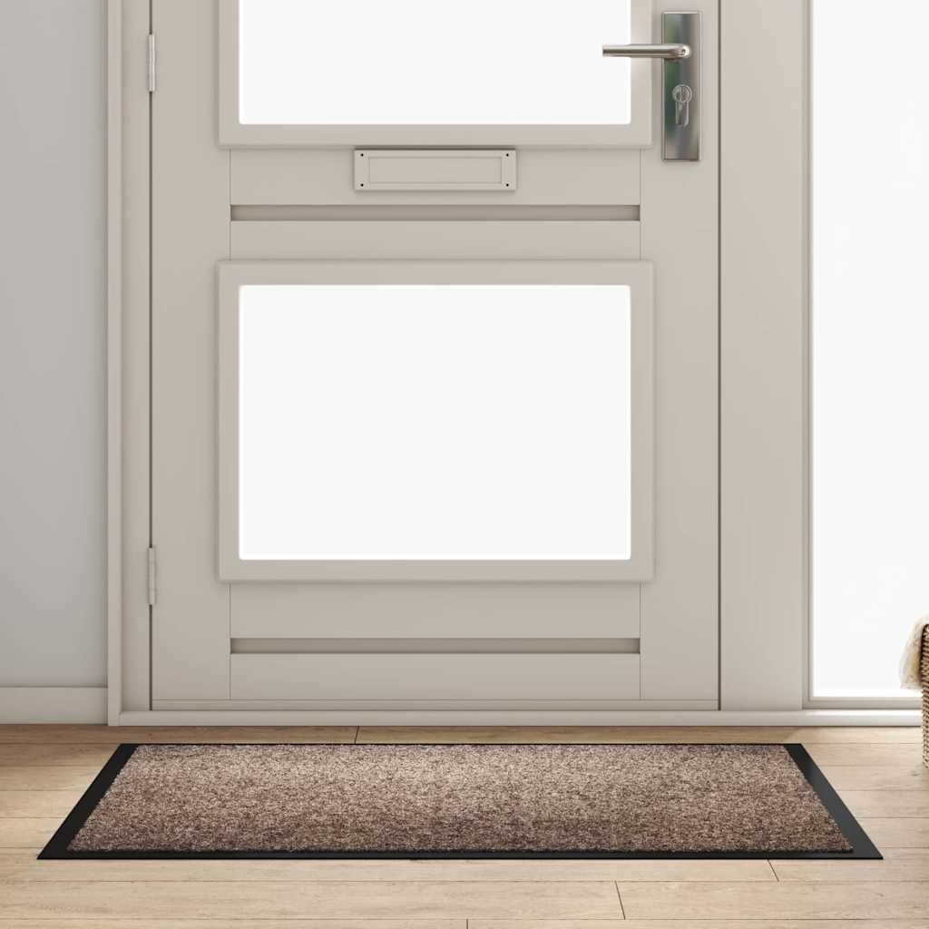 Deurmat Beige 60 x 40 x 1.2 cm Teddy Stof is nu te koop bij PeponiXL, paradijselijk wonen!