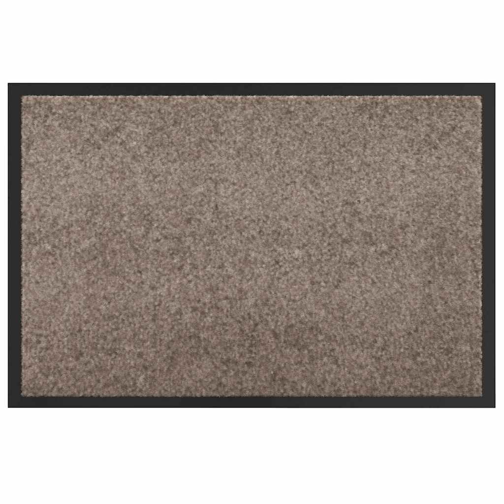 Deurmat Beige 60 x 40 x 1.2 cm Teddy Stof is nu te koop bij PeponiXL, paradijselijk wonen!