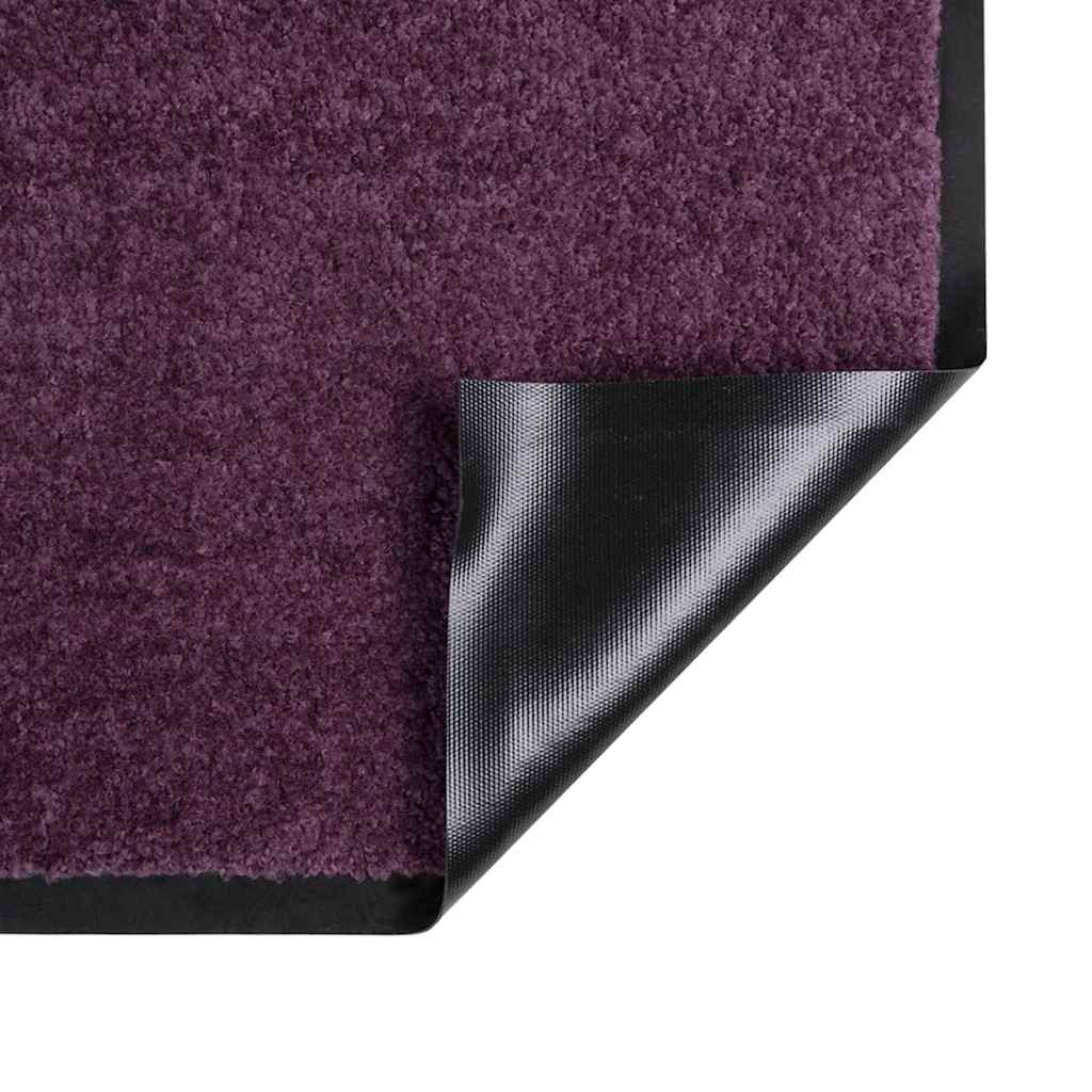 Deurmat Bordeauxrood 60 x 40 x 1.2 cm Teddy Stof is nu te koop bij PeponiXL, paradijselijk wonen!