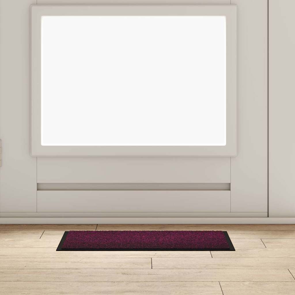 Deurmat Bordeauxrood 60 x 40 x 1.2 cm Teddy Stof is nu te koop bij PeponiXL, paradijselijk wonen!
