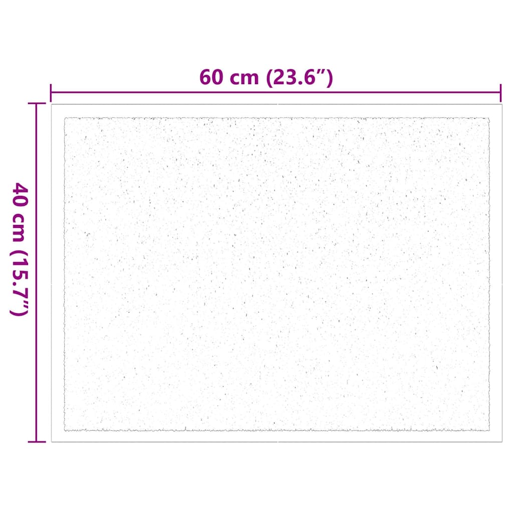 Deurmat Bordeauxrood 60 x 40 x 1.2 cm Teddy Stof is nu te koop bij PeponiXL, paradijselijk wonen!