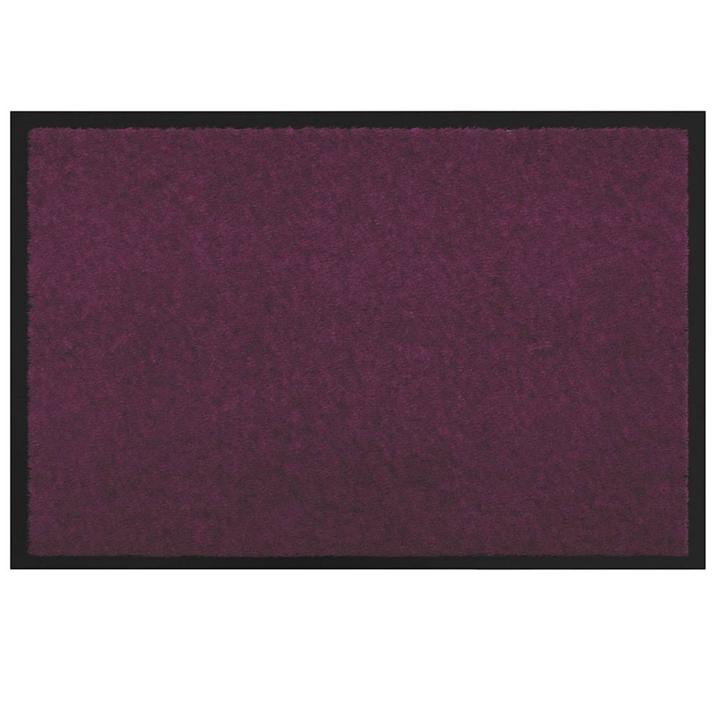 Deurmat Bordeauxrood 60 x 40 x 1.2 cm Teddy Stof is nu te koop bij PeponiXL, paradijselijk wonen!