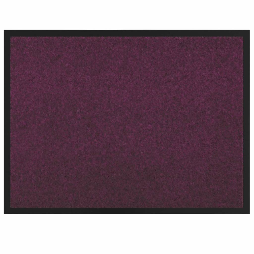 Deurmat Bordeauxrood 60 x 40 x 1.2 cm Teddy Stof is nu te koop bij PeponiXL, paradijselijk wonen!
