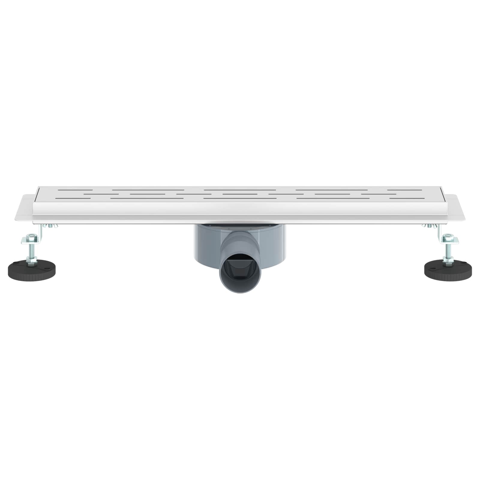 Doucheafvoer Glasdeksel met 360° Sifon Zilver 50 cm is nu te koop bij PeponiXL, paradijselijk wonen!