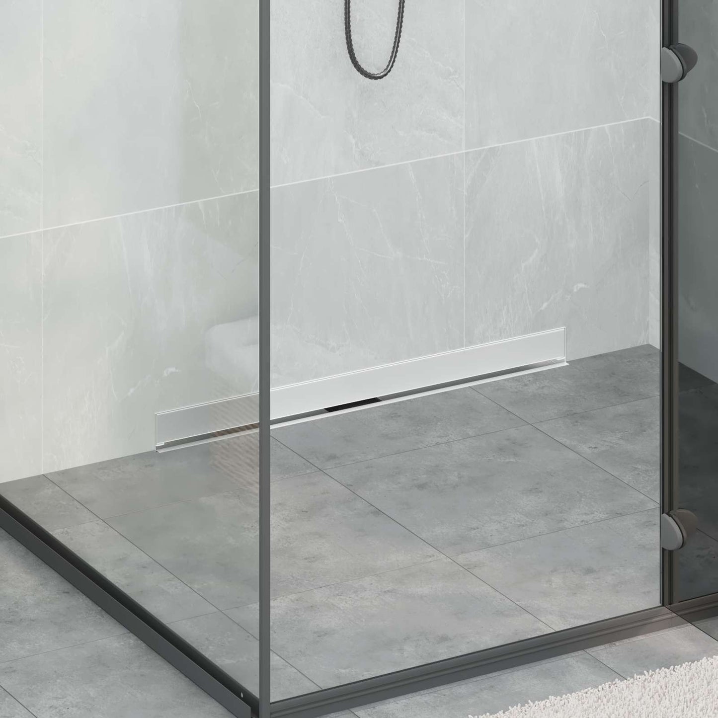 Wandgemonteerde Douche Afvoer Zilver 80 cm Roestvrij staal 304 is nu te koop bij PeponiXL, paradijselijk wonen!