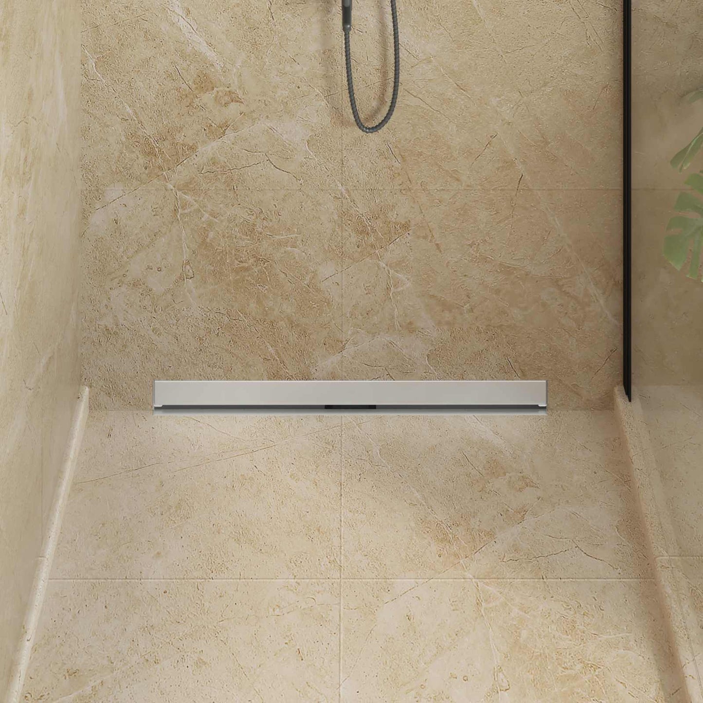 Wandgemonteerde Douche Afvoer Zilver 80 cm Roestvrij staal 304 is nu te koop bij PeponiXL, paradijselijk wonen!