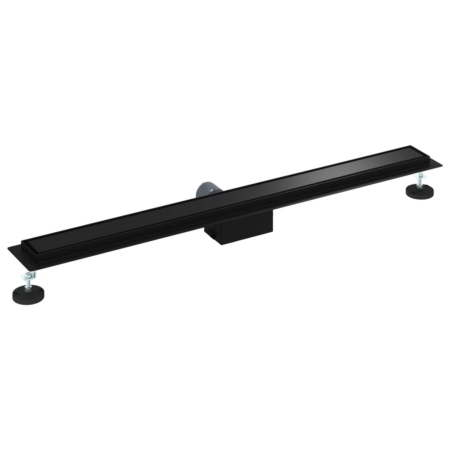 2 in 1 Doucheafvoer Zwart 100 cm Roestvrij staal 304 is nu te koop bij PeponiXL, paradijselijk wonen!