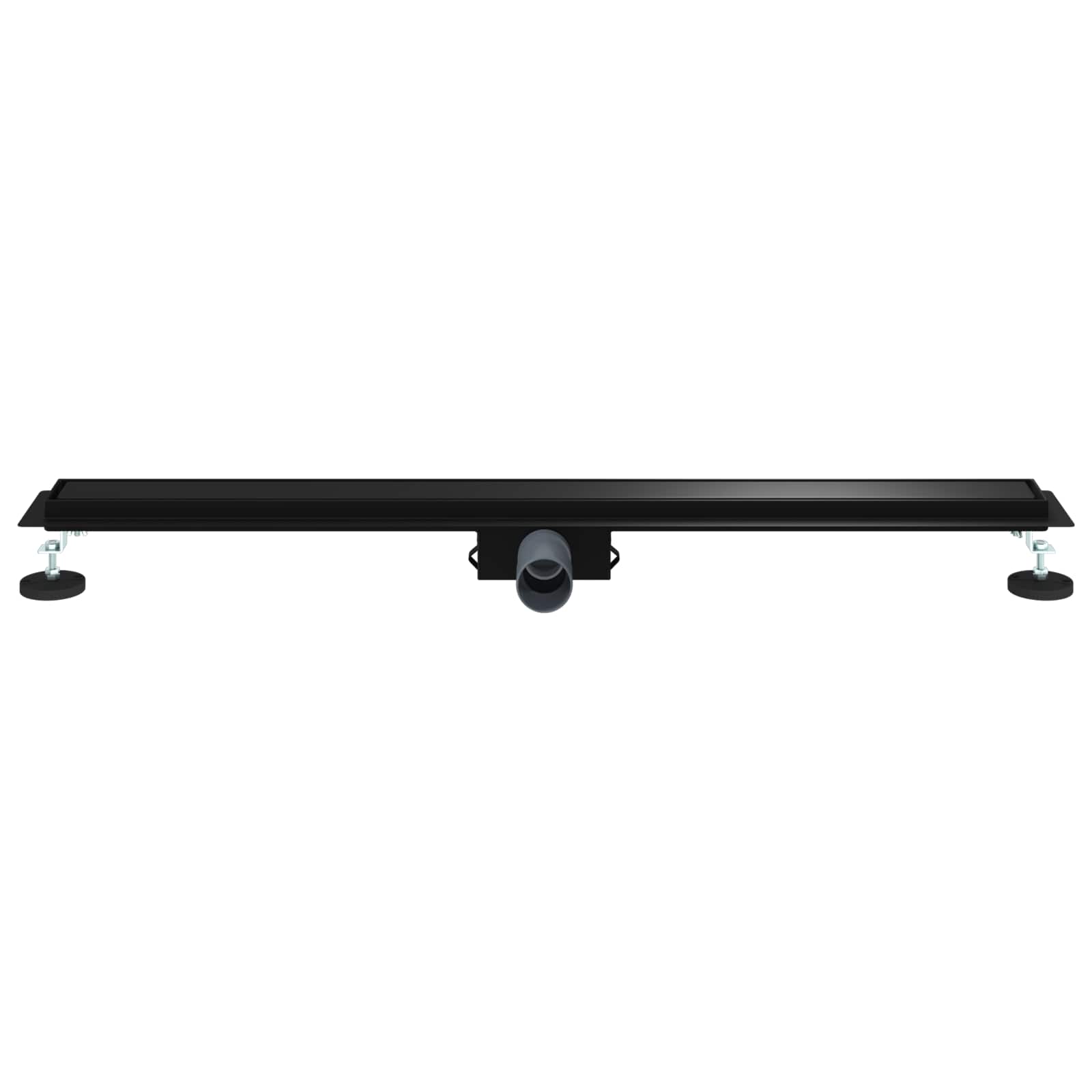 2 in 1 Doucheafvoer Zwart 100 cm Roestvrij staal 304 is nu te koop bij PeponiXL, paradijselijk wonen!