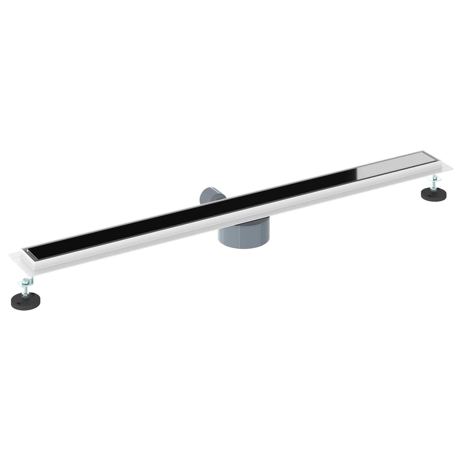Doucheafvoer Glasdeksel met 360° Sifon Zwart 100 cm is nu te koop bij PeponiXL, paradijselijk wonen!