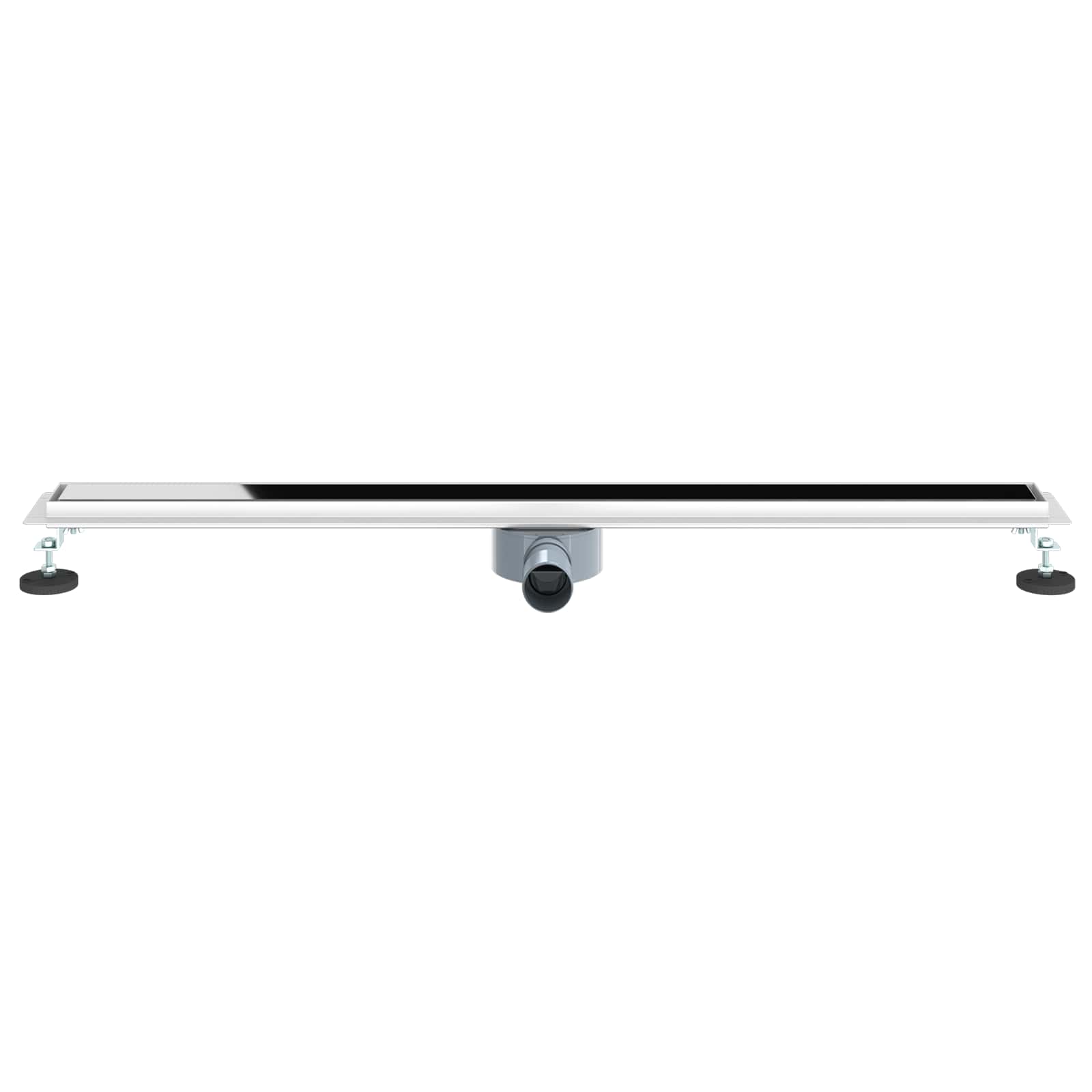 Doucheafvoer Glasdeksel met 360° Sifon Zwart 100 cm is nu te koop bij PeponiXL, paradijselijk wonen!