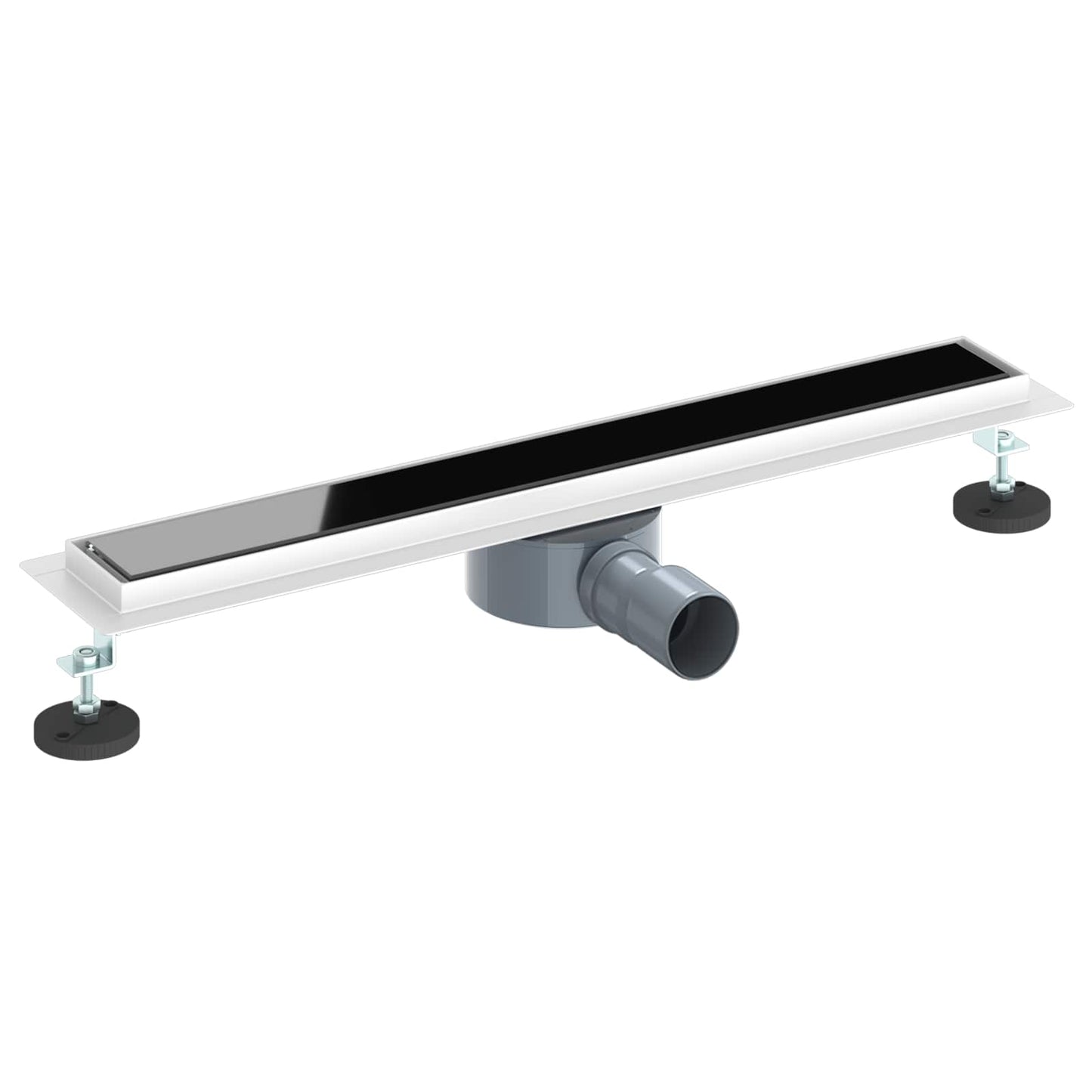 Doucheafvoer Glasdeksel met 360° Sifon Zwart 60 cm is nu te koop bij PeponiXL, paradijselijk wonen!