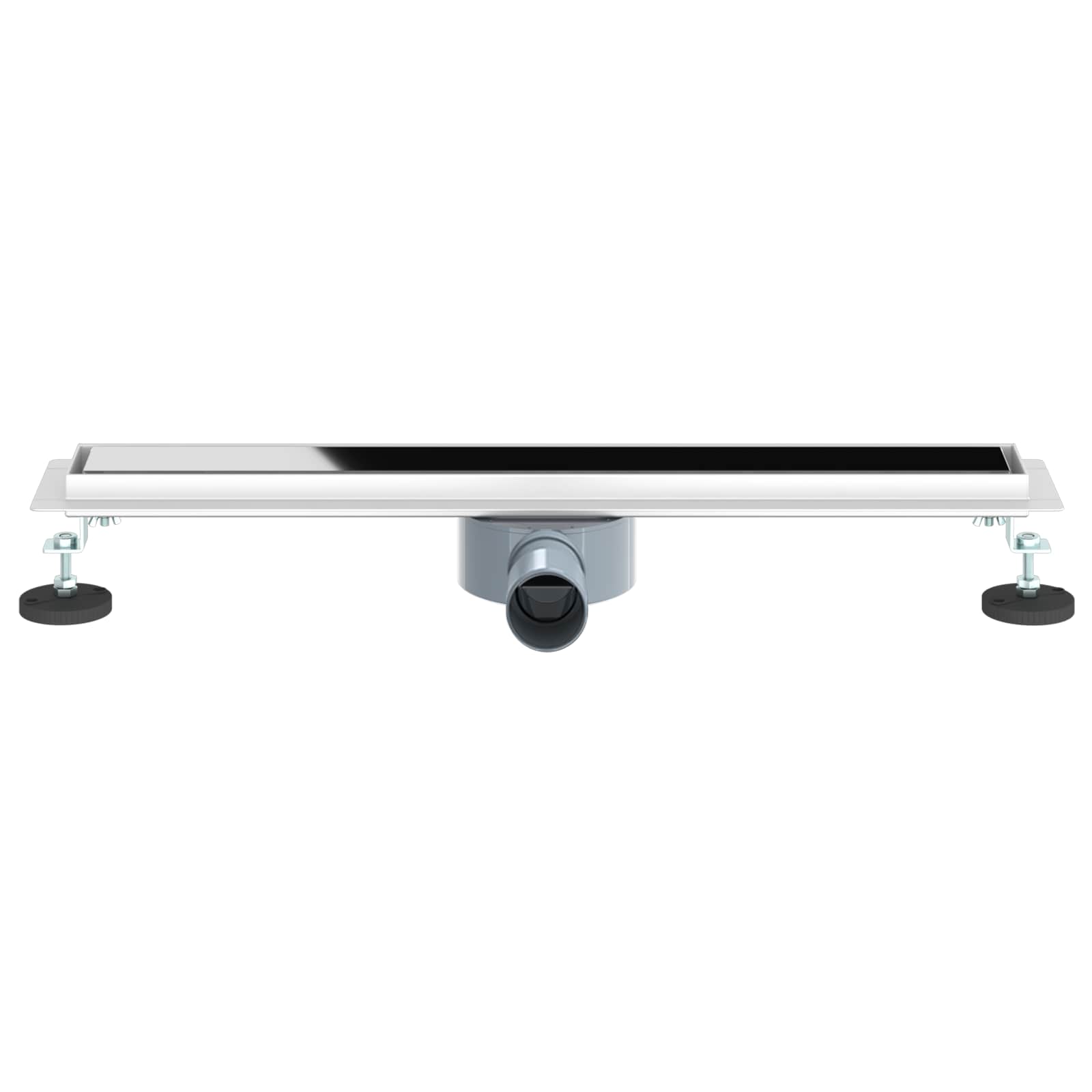Doucheafvoer Glasdeksel met 360° Sifon Zwart 60 cm is nu te koop bij PeponiXL, paradijselijk wonen!