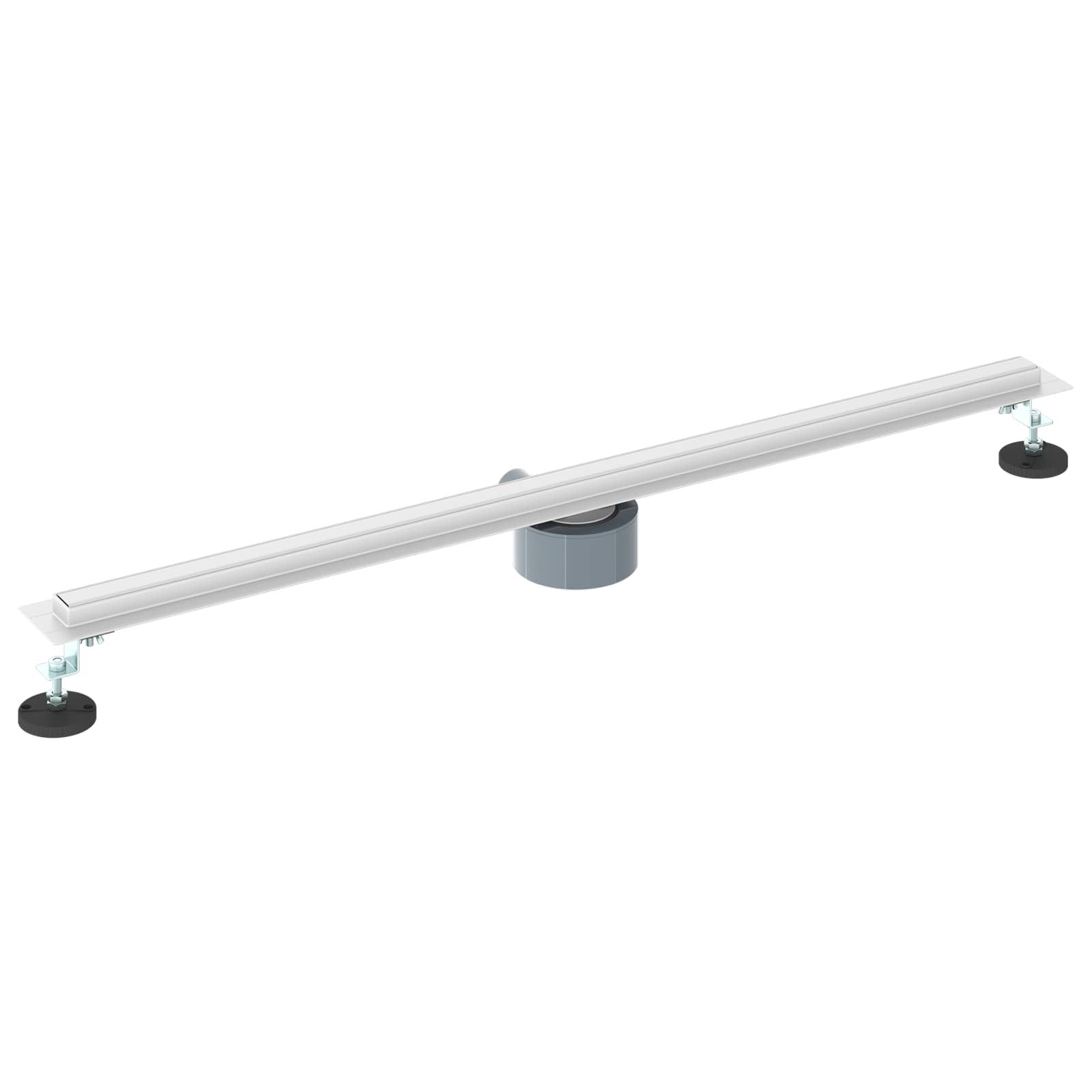 360° Doucheafvoer Met Slank Model Zilver 90 cm is nu te koop bij PeponiXL, paradijselijk wonen!
