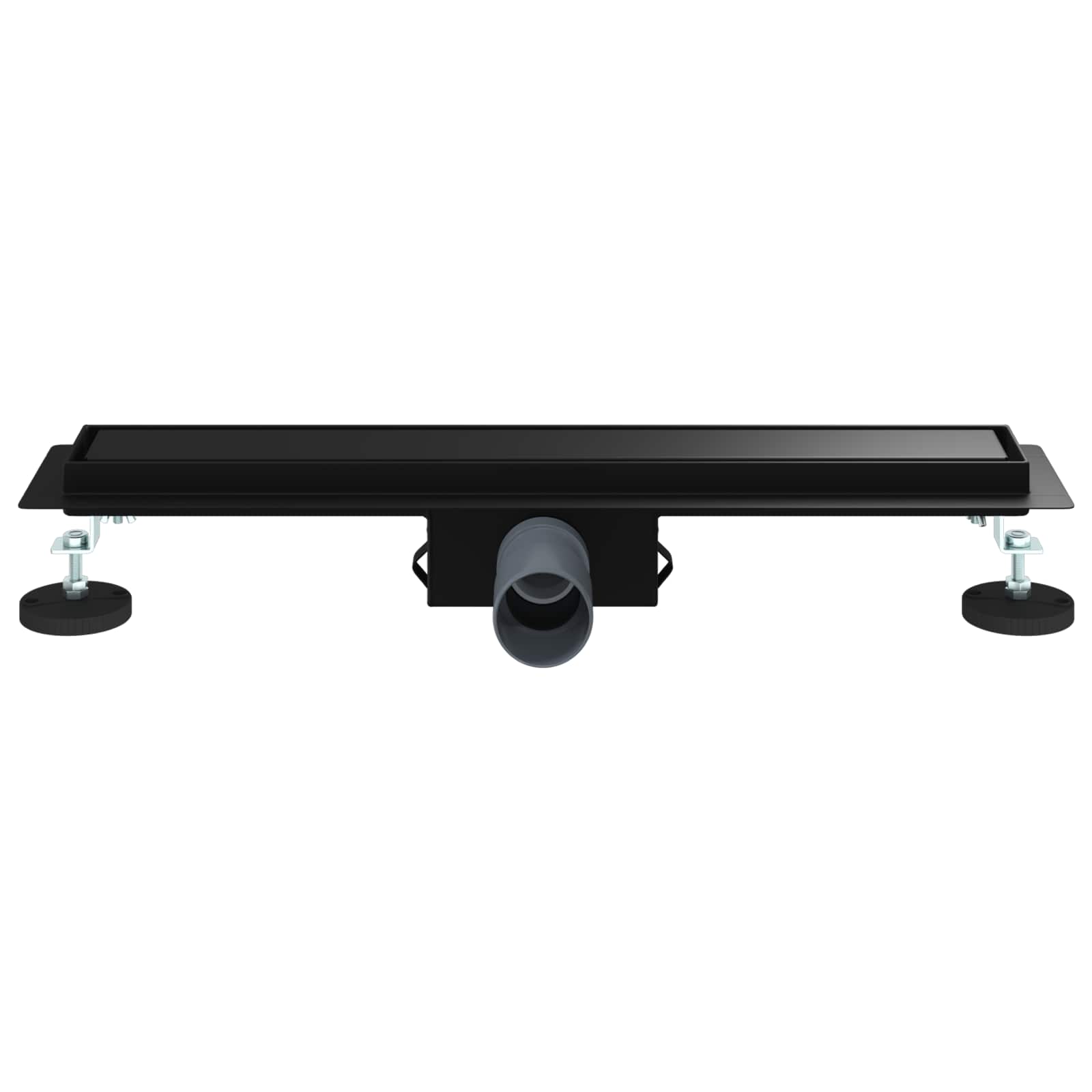 2 in 1 Doucheafvoer Zwart 60 cm Roestvrij staal 304 is nu te koop bij PeponiXL, paradijselijk wonen!