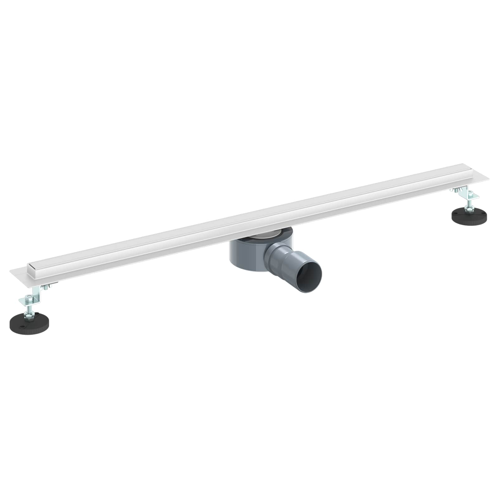 360° Doucheafvoer Met Slank Model Zilver 80 cm is nu te koop bij PeponiXL, paradijselijk wonen!