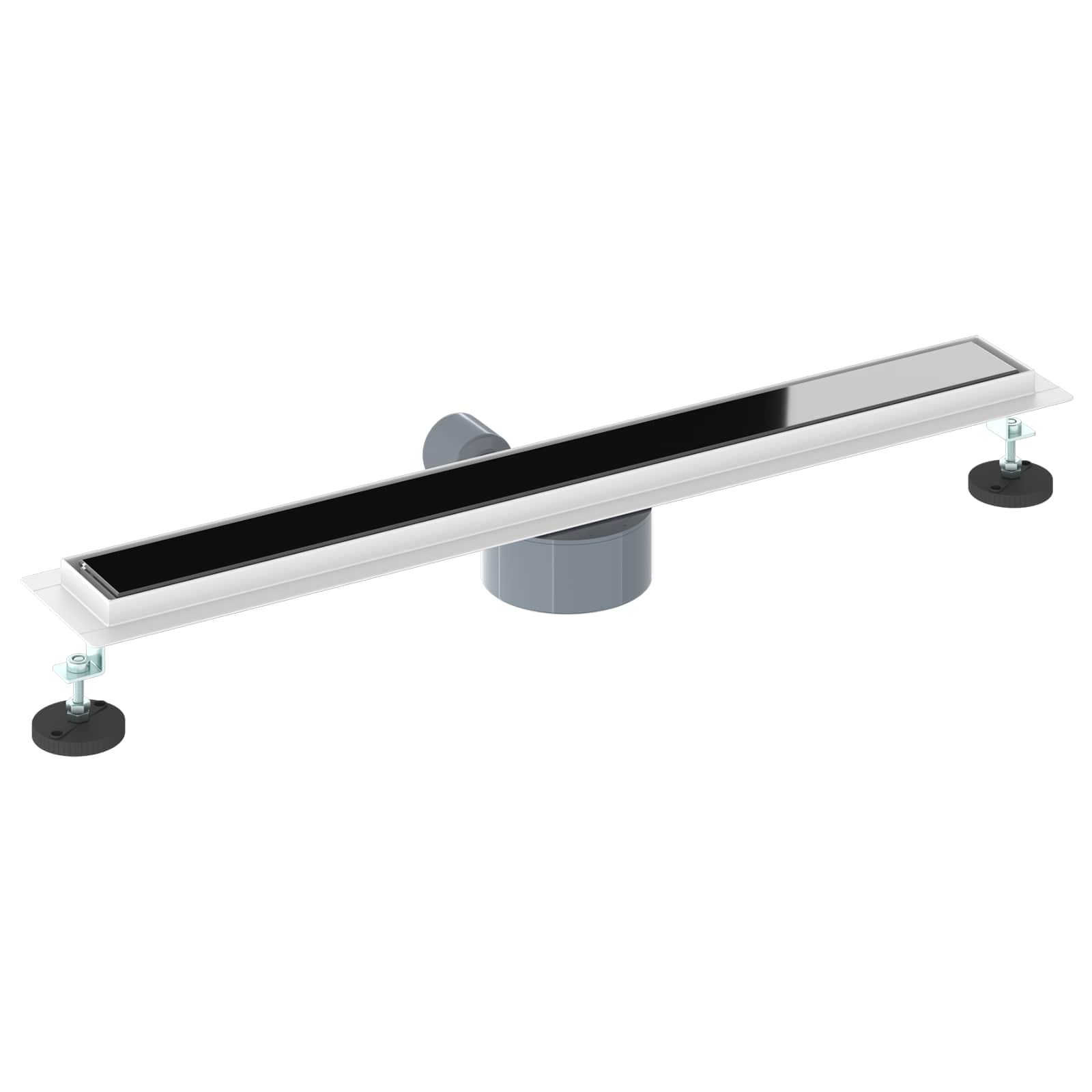 Doucheafvoer Glasdeksel met 360° Sifon Zwart 70 cm is nu te koop bij PeponiXL, paradijselijk wonen!