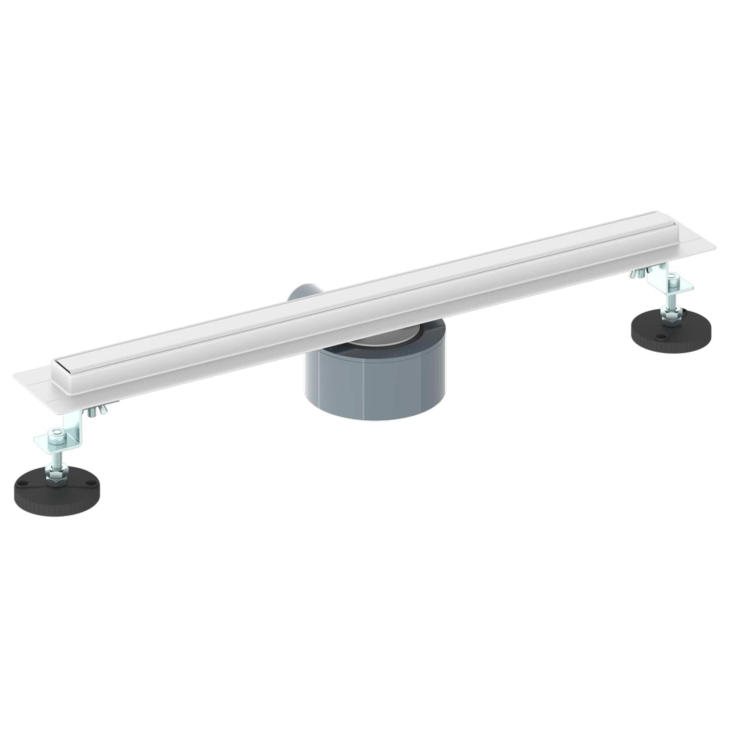 360° Doucheafvoer Met Slank Model Zilver 50 cm is nu te koop bij PeponiXL, paradijselijk wonen!