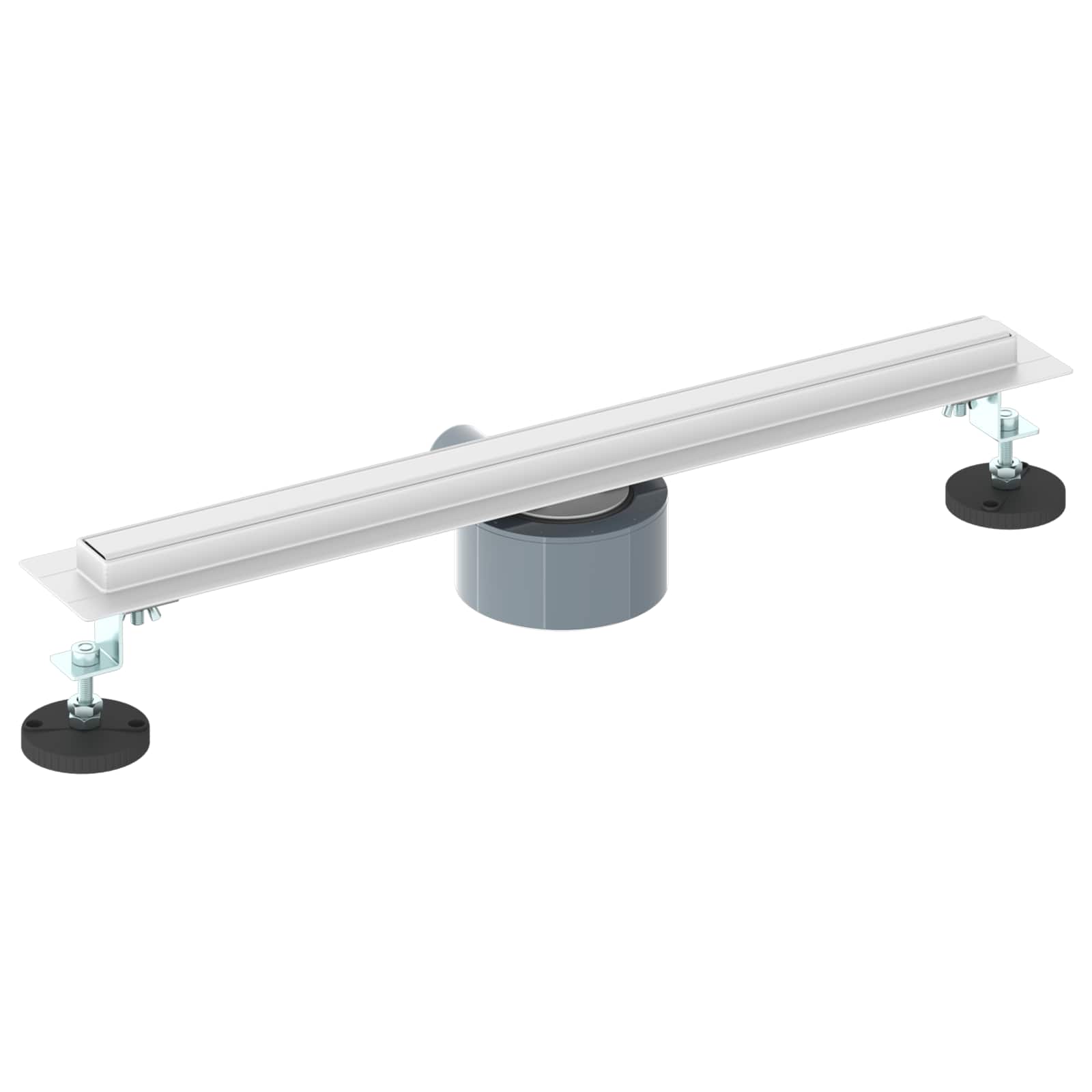 360° Doucheafvoer Met Slank Model Zilver 50 cm is nu te koop bij PeponiXL, paradijselijk wonen!