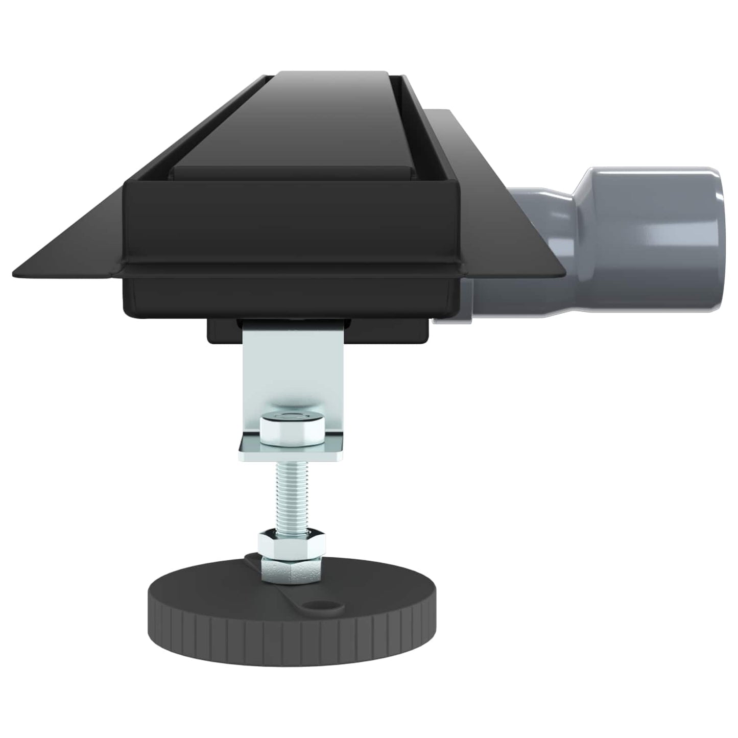 2 in 1 Doucheafvoer Zwart 70 cm Roestvrij staal 304 is nu te koop bij PeponiXL, paradijselijk wonen!