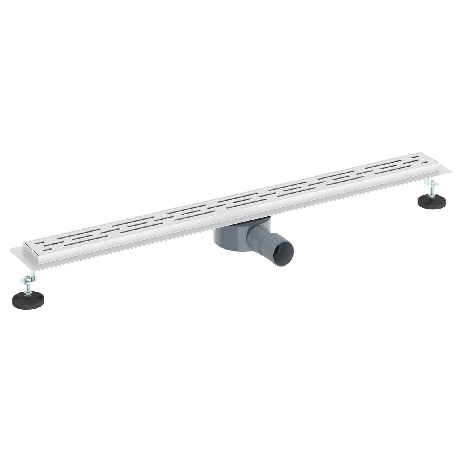 Doucheafvoer Glasdeksel met 360° Sifon Zilver 90 cm is nu te koop bij PeponiXL, paradijselijk wonen!